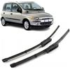 DISCORAMA KIT 2 SPAZZOLE TERGICRISTALLO ANT PER FIAT MULTIPLA DAL 2004-2010 600MM+550MM