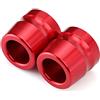 BOSDF Contrappesi Manubrio Moto Per S1000RR HP4 S1000R 2010-2018/F800R 2015-2018 Accessori Moto CNC In Alluminio Manubrio Mano Grip Bar Ends Cap Slider(Red)