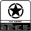 Grafic Adesivo STELLA US ARMY cm 40 stella militare 4X4 per fuoristrada (BIANCO)