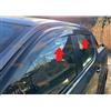 Logan4x4 Deflettori D'Aria Anteriori e Posteriori per Ford Ranger T9 2023-2024 Wildtrak, Wildtrak X, Raptor, XL, XLT, Limited, Tremor, e Platinum T9 Antivento Antipioggia Protezione UV