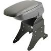 CarJoy Bracciolo per auto con vano portaoggetti scorrevole in pelle grigio organizer universale