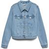 VERO MODA VMLUNA LS Slim DNM Jacket Mix GA Noos Giacca, Light Blue Denim, XL da Donna
