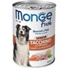 Monge Fresh Umido Cane Senior Bocconi in Paté Tacchino e Ortaggi 400g