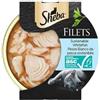 Sheba Filets per Gatti con Pesce Bianco da Pesca Sostenibile Vaschetta 60g