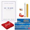 Curci V. Mannino Le scale per pianoforte, panno copritastiera, quaderno pentagrammato e un fantastico kit cancelleria