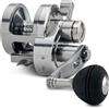 AQUANTIC Full Metal Jig SD-4001LH, mulinello jigging, alloggiamento in alluminio, pesca in mare, mano sinistra, rullo norvegese, mulinello multirotolo