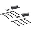 APLVFFZH Porta Tavola da Surf Verticale Supporto a Muro Rastrelliera Regolabile Espositore con Cinghie in Lattice E Imbottitura Anti Graffio Adatto per Organi, 2 Pezzi