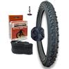 Generico KIT COPERTONE BICI E CAMERA D'ARIA 20 x 1.90 47 406 MTB VALVOLA ITALIA