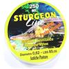 Pescasubito.com Filo Storione per Mulinello e Finali 0.62mm / 250Mt Fluorine Nylon Sturgeon Fishing