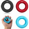 HXSYKJDM 3 anelli per allenare le dita, 3 pezzi, 60LB/50LB/40LB, per allenare le dita, per allenamento muscolare, sport