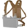 KRYDEX GEAR Tracolla ibrida con pannello MOLLE posteriore per Airsoft Chest Rig (CB)