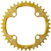 TANGSIYANG Monocorona MTB 32T 34T 36T 38T Guarnitura for Bicicletta Piastra dentata Parti 104BCD Rotondo Stretto Largo Corona Parti di Bici stabili(32T,Gold)