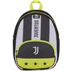 Seven Zaino Small Juventus, Bianco Nero, Zaino Mono Scomparto con Tasca per Borraccia e Tasca Frontale, Capienza 14 Litri, per Bambino, Asilo