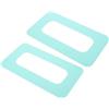 BESTonZON Connettore Patch per Scatola Pinna da Surf 2 Pezzi in PVC Verde Chiaro, Accessori SUP Paddle per Slot Pinna Tavola da Surf, Facile Installazione, per Oceani e Laghi