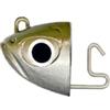 Fiiish Black Minnow 2 Fishing Jig Heads - Kaki/Silver, 60 g