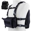 Tactical Area Tactical Molle Multicam Gilet tattico Multi-Tasca con Zaino Molle Flatpack per tiro Softair Paintball