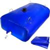 Generic Serbatoio d'acqua portatile da 13-1320 galloni, contenitore d'acqua pieghevole con rubinetto e kit tubo flessibile for campeggio, camper, camion e giardino(0.6x0.3x0.3m/50L/13.2gal)