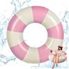 RosyFate Gonfiabile, RosyFate Anello da Nuoto Rosa, Salvagente, Semplice Anello da Nuoto Scozzese, Ø 75 CM, per Decorazioni per Feste in Piscina, Spiaggia, Accessori per Feste All'Aperto