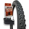 Generico KIT COPERTONE E CAMERA D'ARIA BICI 24 X 1.90 47 507 MTB VALVOLA ITALIA