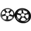 XuQiZZpp Corona per bici elettrica leggera Pignone 44T/46T/48T/52T Pignone Motore centrale Chainwheel Accessori per bici elettriche Corona per catena per motore centrale