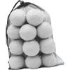 Baoblaze 20 Pezzi di Palline da Tennis, Palline da Allenamento per Cani, Palline da Tennis Resistenti all'Usura, Palline Elastiche per Appassionati di Tennis, Bianco