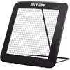 FITBY Rebounder 100 × 100 cm - Rete da Allenamento Pieghevole con 5 Angolazioni Regolabili - Telaio in Acciaio, 20 Elastici, Picchetti Inclusi - Per Calcio, Pallamano e Tchoukball