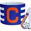 Generic Fasce da capitano da calcio, fascia da capitano per calcio, fasce regolabili anti-goccia, accessori per giochi di calcio, fasce elastiche per il capitano per il calcio