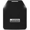 ULIONTAC Piastre curve esagonali tattiche in lega di acciaio, 1,2 kg, per gilet, pesi fissi per allenamento, allenamento in palestra a casa, 30,5 x 25,4 cm (nero)