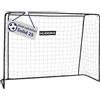 HUDORA Porta da calcio Solid 25 - porta da calcio stabile per bambini e adulti - resistente al maltempo con rete fitta in poliestere - Porta di qualità da esterno tempo libero e training