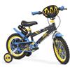 TOIMSA 85-14913_3427084149130 Bicicletta Batman 14 (4/6 anni), Unisex-Youth