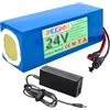 FREEDOH Batteria al Litio 24V Batteria agli ioni di Litio 24V 5AH 7.5AH 10AH 12.5AH 15AH 17.5AH 20AH per Motore 0-480W con caricabatteria,24v7.5ah