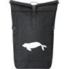 Huuraa zaino da corriere foca Zaino regalo nero melange 30-44 litri roll-top fairtrade foca Presente