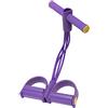 FYH Fascia elastica per pedale a 4 tubi, unisex, per yoga, fitness, palestra, addominali e gambe (viola)