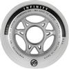 Powerslide Set di rotelle da skateboard da 4 pezzi, Bianco (Weiß), 80 mm