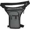 Generic Borsa da coscia - Borsa da gamba anti-fatica, borsa da gamba per attività all'aperto con cinghia regolabile, antiruggine, casual, con cerniera, resistente borsa da gamba, tatticall per