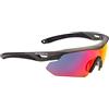 Swiss Eye Occhiali Sportivi Nighthawk Sports, Dark Grey Matt-Black