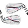 golfaom # 7 Iron Golf Club con 3 gradi Loft acciaio o grafite albero per donne golfisti in sport all'aria aperta Single club (albero in carbonio rosa)