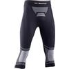 X-Bionic Energizer 4.0 3/4, Strato Base Pantaloni Funzionali Uomo, Opal Black/Arctic White, S