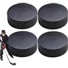 GkgWuxf Disco di Hockey Interno, Puck di Hockey a rulli,4X Ice Hockey Dimensione del regolamento Ufficiale | Diametro Spessore da 3 Pollici di Allenamento da 1 Pollice Forniture Sportive Interne per