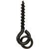 Yhenlovtt 50 perline di arresto per amo e 20 pioli a vite per pesca alla carpa con CHOD Ronnie Rig - Materiale ABS rame di colore nero (A)