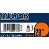 Nutrak Butyl Tube 29 x 2.5-3.0 (65/76-622) [700 x 55-64C] 48 mm Presta Valve 1.3mm
