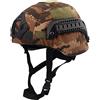 WLXW Set di Elmetti Militari Softair (7 Mm),con Occhiali Tattici E Supporto Nvg Pvs15/18 E Copricasco Paintball E Supporto per Torcia E Supporto,Equipaggiamento Protettivo per Tiro Caccia,A,No Helmet