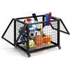 CStern Carrello per Palle con Ruote, Carrello a Griglia con Coperchio, Carrello di Stoccaggio per Palle con Chiusura a Chiave, Box per Palle, Scaffale per Palle, Cesto per Palle, Scaffale per