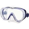 Tusa Tri-Quest Freedom - Maschera subacquea da immersione e snorkeling - cobalt blu silicone transparente