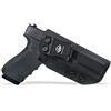 PoLe.Craft Kydex IWB Holster Pistola Softair Fondine Custom Fits: Glock 21 Glock 20 (Gen 3 4 5) Concealed Carry - Pistol Case Inside Waistband Concealed Carry Holster Guns Accessories (Black, Right Hand (IWB))
