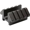 Gexgune Supporto per guida P.icatinny offset a 45 gradi, adattatore tattico a doppio lato con 4 slot per guida P.icatinny da 20 mm
