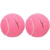 QUARKZMAN 2 Pcs Palline da Tennis Pre-Tagliate Walkers Rosa Scuro | Accessori Universali per Glide Ball Walkers, Glide per Gambe di Mobili e Protezione del Pavimento