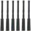 SHARROW 12pcs Tiro con L'Arco Inserto a Freccia Alluminio Inserti Freccia Collegare la Punta di Freccia Albero di Misura ID 4,2mm (Nero)