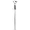 Keenso Asta per sella da bicicletta, tubo sella ammortizzatore, 27,2 mm, 31,6 mm, a pressione idraulica, asta fissa per sella da bicicletta (27,2 mm-argento), argento, 27.2mm