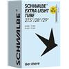 Schwalbe Camera d'aria per bicicletta SV19L-EL EXTRA Light 54/75-584/622 IB Black 60 mm